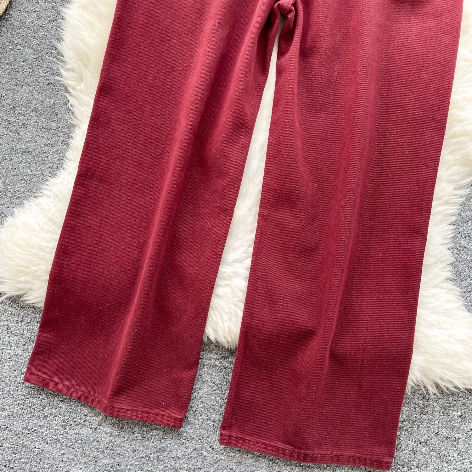 Everyday Jeans Women'S Casual Loose Wide Leg Trousers Vintage Retro Straight Denim Pants Fashion Jeans