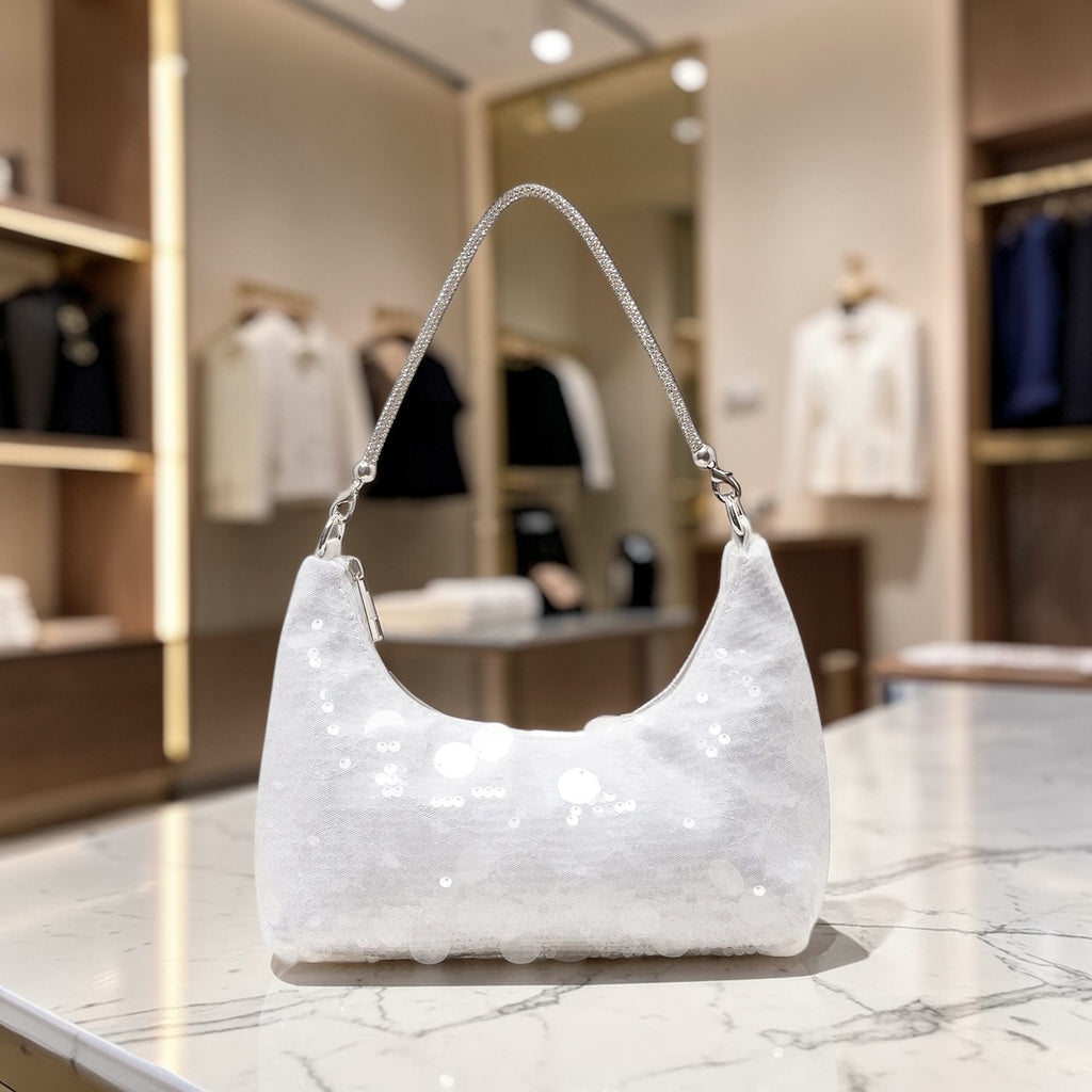 Luxury Sequin Bag，Concert Shoulder Bags，Prom Bag Dresses for Women，Bag for Women Elegant，Wedding Items，Party Bag（Random Pattern）