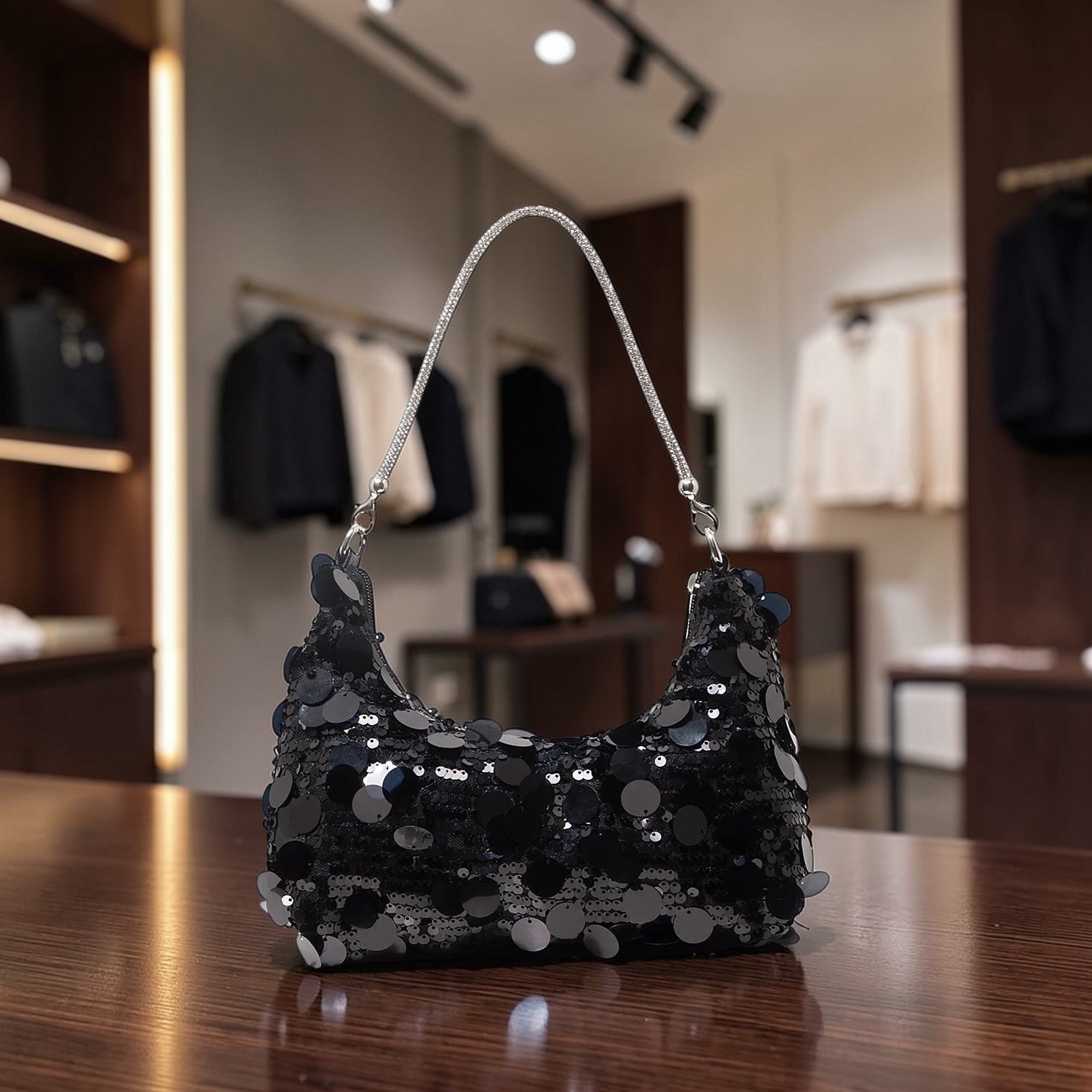 Luxury Sequin Bag，Concert Shoulder Bags，Prom Bag Dresses for Women，Bag for Women Elegant，Wedding Items，Party Bag（Random Pattern）