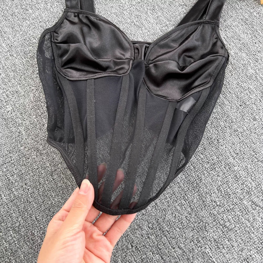 Fall Women's Elegant Sets Puff Sleeve Tube Top And Shirt Dress Set Ropa Wholesale