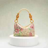 Women’s retro fashion handbags with sequin embroidery and flower designs