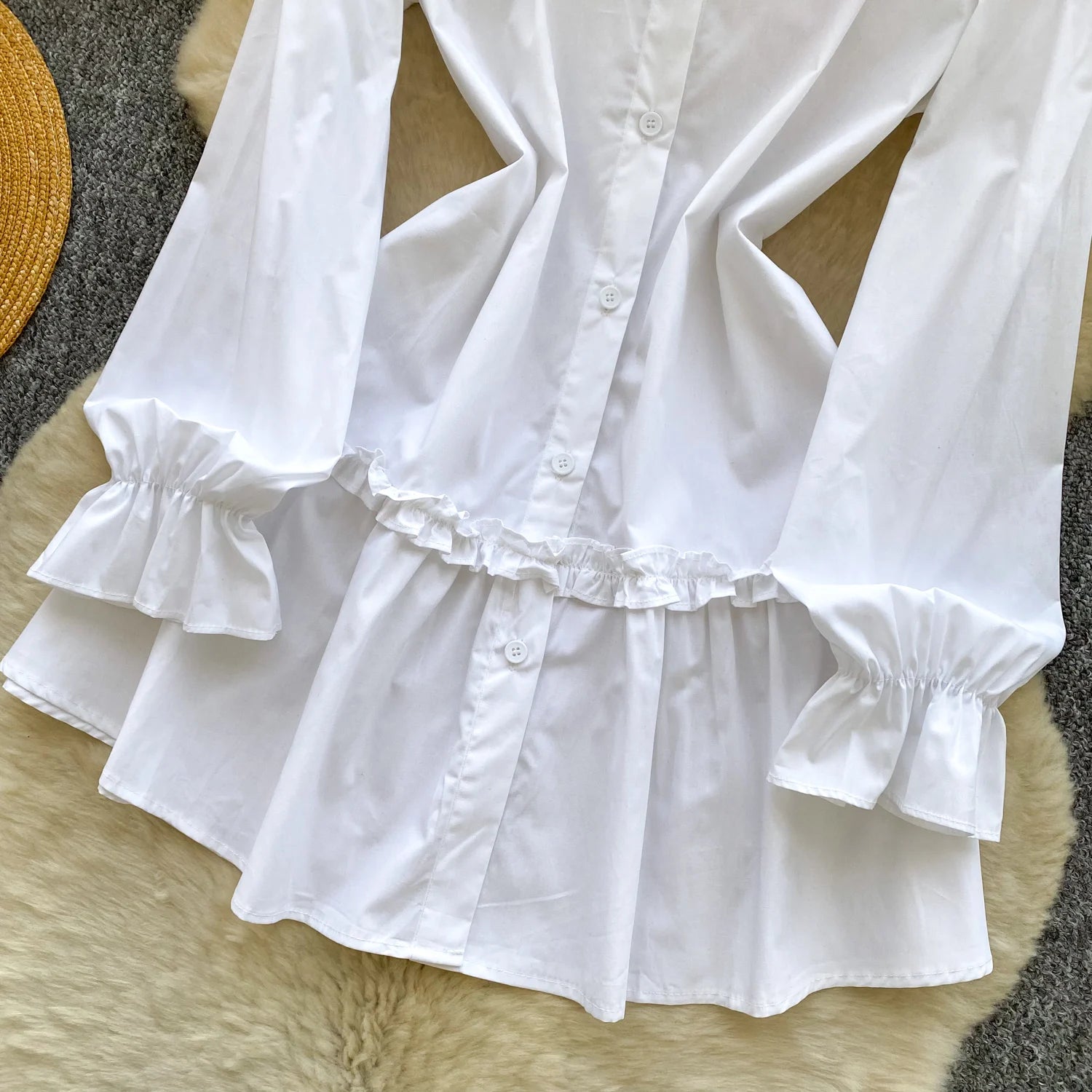 Spring Autumn Commute Sle Women's Faion Slimming Two-Piece Set High Waist Denim Belted Top Bot Ensemble Office Ready