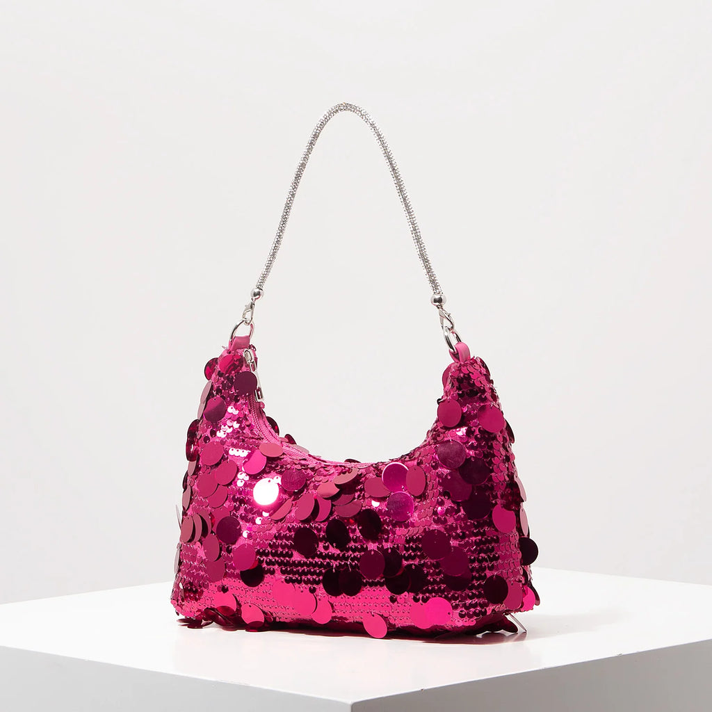 Luxury Sequin Bag，Concert Shoulder Bags，Prom Bag Dresses for Women，Bag for Women Elegant，Wedding Items，Party Bag（Random Pattern）