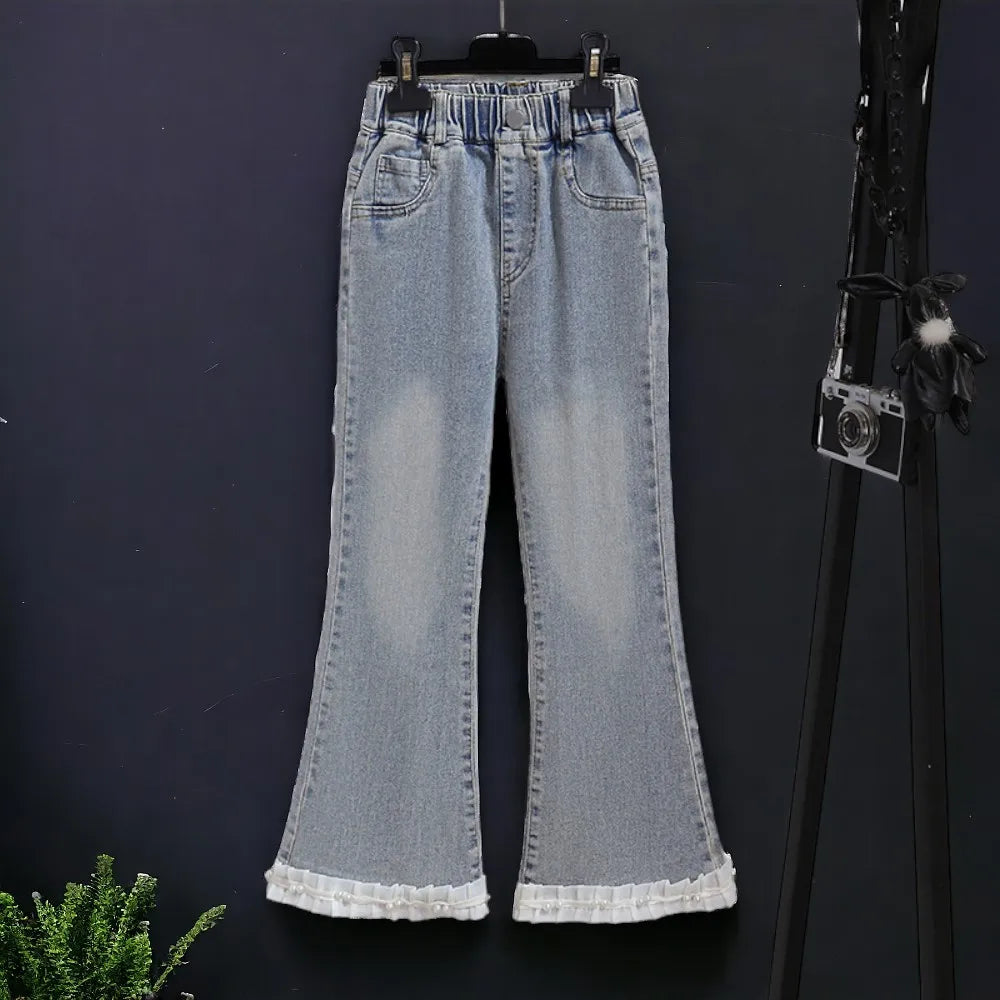 Baby Kids Outfits Ruffle Shirts for Girls Lolita School Blouses Long sleeve Teenagers Autumn Children Clothes 5 7 9 11 13 Years