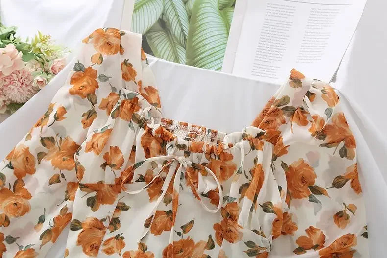 New Hot Sale Of The Season Women's French Style Slim Fit Fresh Sensation Chiffon Top Versatile Fashion Design Casual Wear Elegan