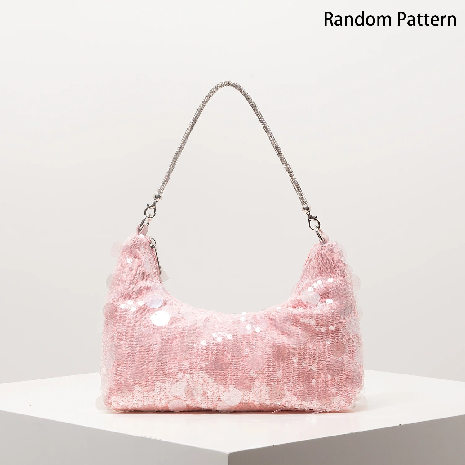 Luxury Sequin Bag，Concert Shoulder Bags，Prom Bag Dresses for Women，Bag for Women Elegant，Wedding Items，Party Bag（Random Pattern）
