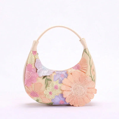 Ladies’ luxurious sequin handbags and floral bags