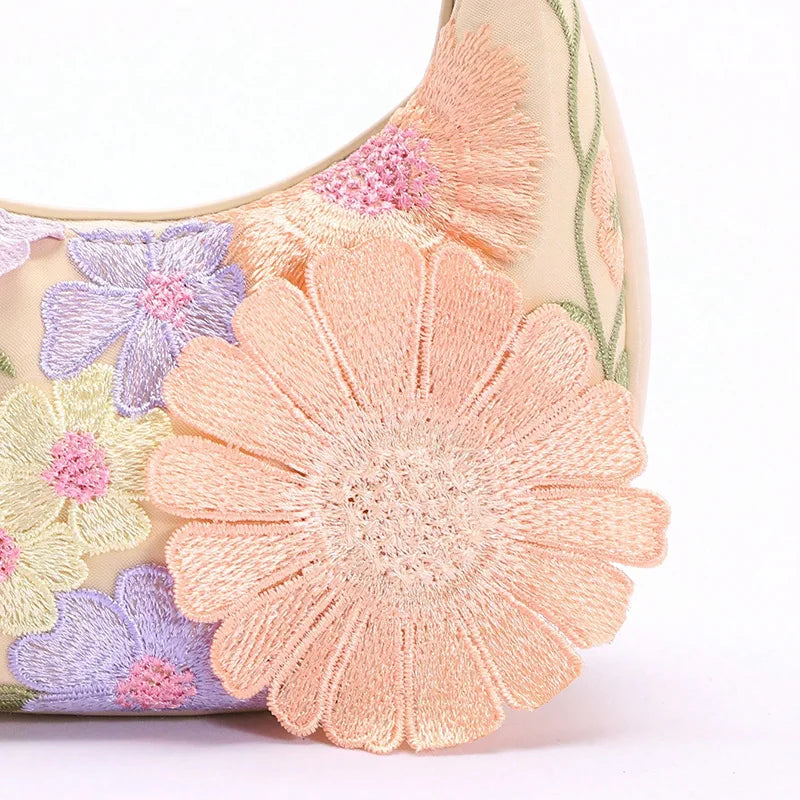 Ladies’ luxurious sequin handbags and floral bags