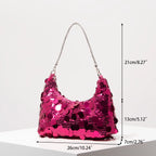 Luxury Sequin Bag，Concert Shoulder Bags，Prom Bag Dresses for Women，Bag for Women Elegant，Wedding Items，Party Bag（Random Pattern）