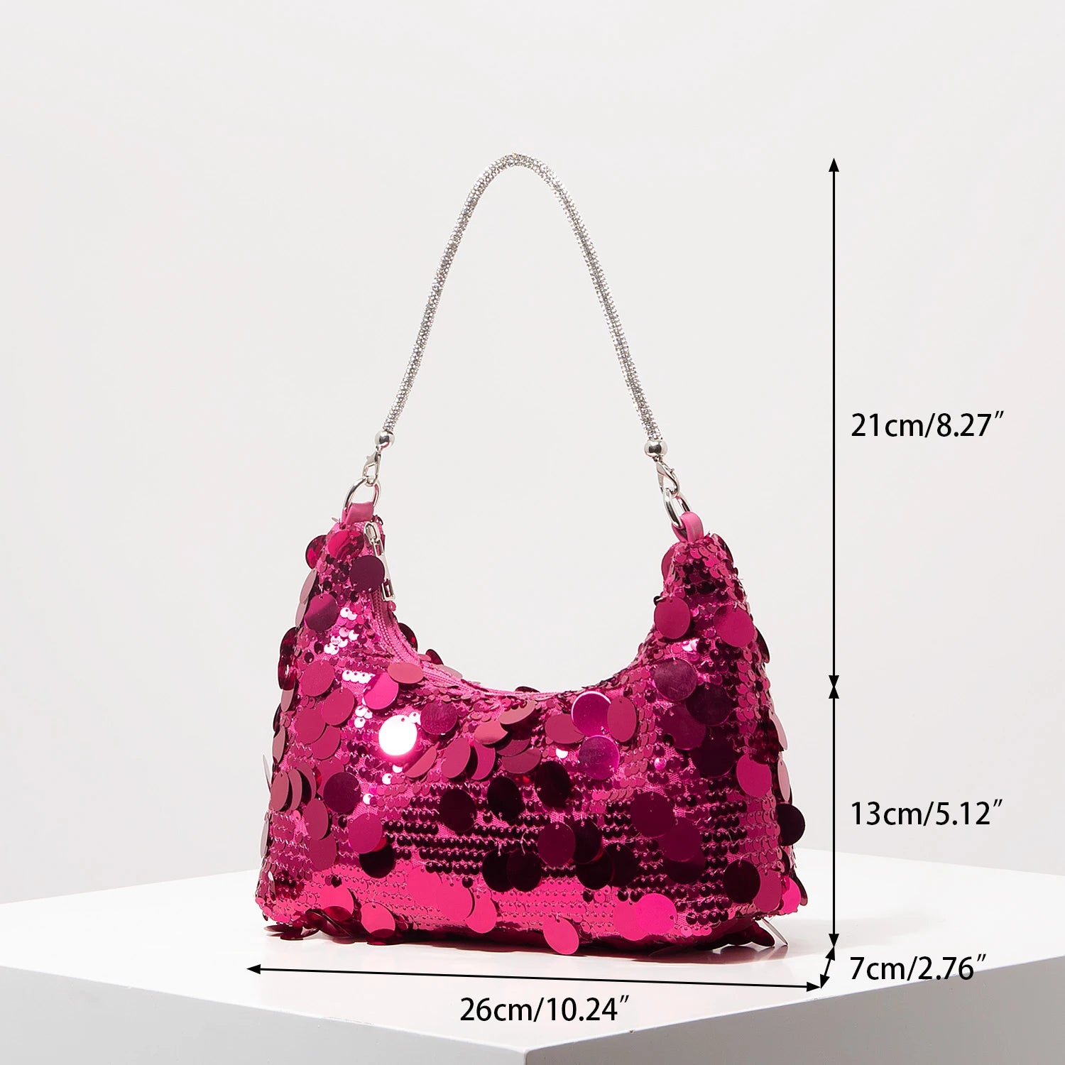Luxury Sequin Bag，Concert Shoulder Bags，Prom Bag Dresses for Women，Bag for Women Elegant，Wedding Items，Party Bag（Random Pattern）