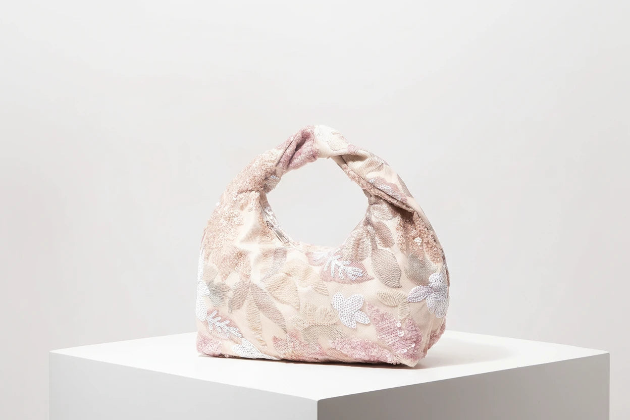 Women’s stylish and luxurious sequin handbags, floral handbags